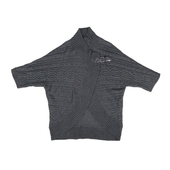 Fenn Wright Mason Sweater Wool Angora Rabbit Hair Blend Shrug Poncho Cardigan - Picture 4 of 11